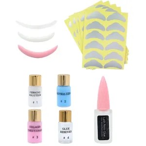 Eyelash Perming Kit - Eyelash Wave Lash Curling Perming Curler Rod Glue Mini Perm Kit