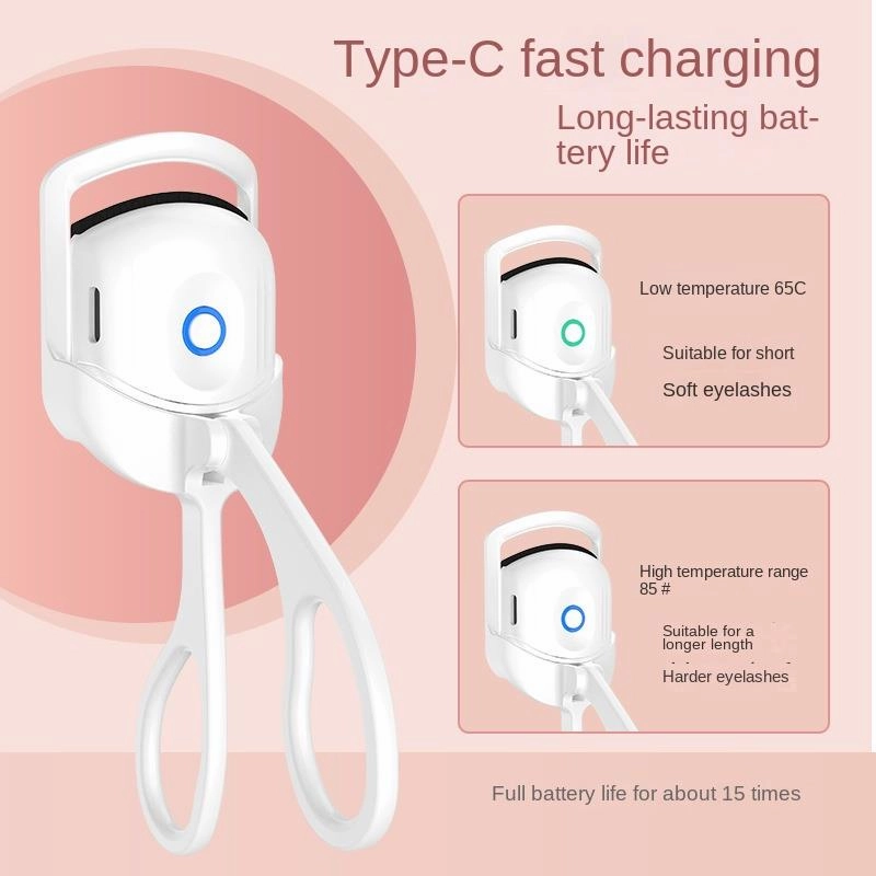 Eyelash Curler Portable Electric Heated Comb