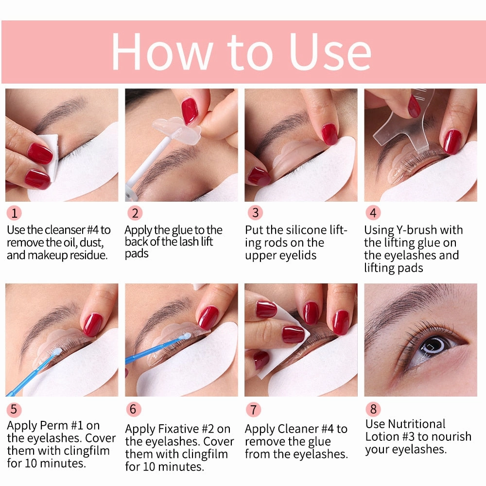 Eyelash Lift Kit for Salon Quality Curling, Nourishing & Long-Lasting Lashes at Home