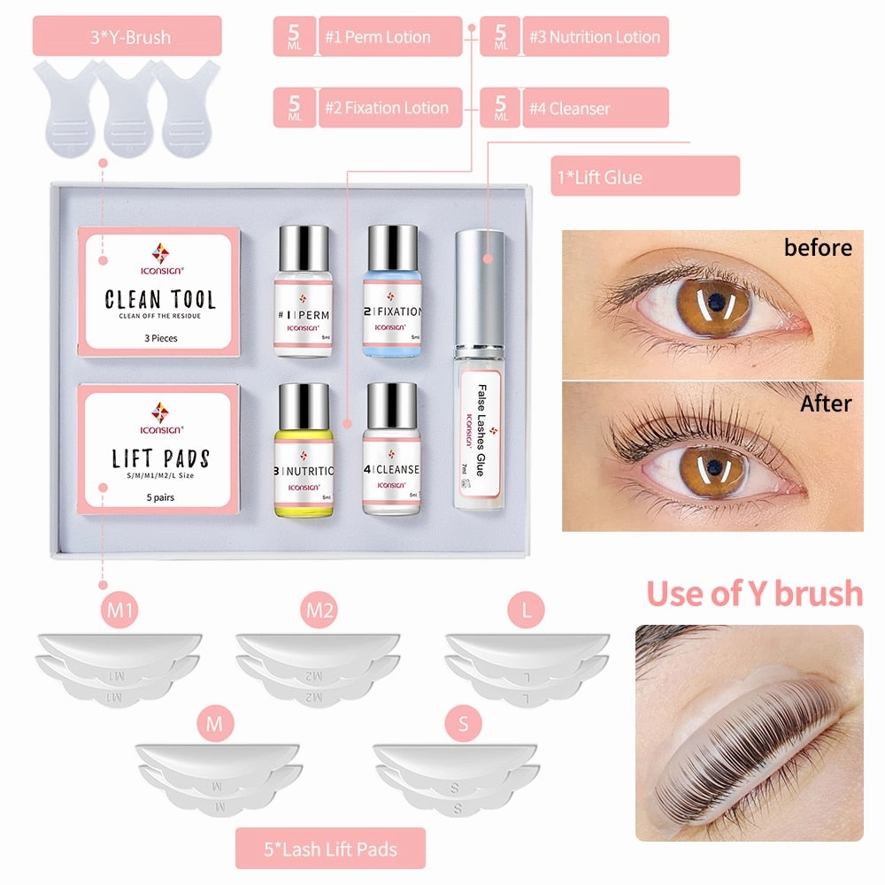 Eyelash Lift Kit for Salon Quality Curling, Nourishing & Long-Lasting Lashes at Home