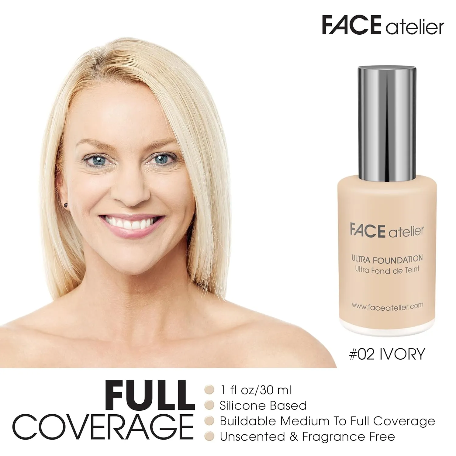 Face Atelier Ultra Foundation - 2 - Ivory