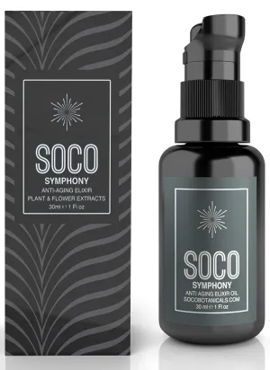 Face Oil Serum - Anti Aging Organic Elixir for Face and Eyes with Sea Buckthorn, Argan, Rosehip & CoQ10, Neroli & Immortelle Essential Oil Blend