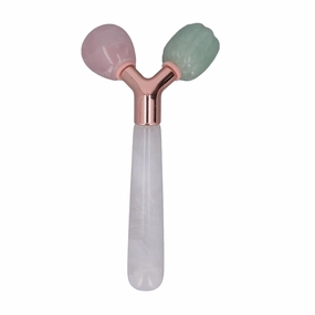 Face Massager Roller Skin Tightening Reduce Puffiness Face Sculpting Facial Lifting Tool Jade Material