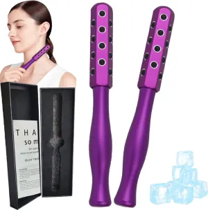 Facelift Pro Beauty Roller, Elarique Glow Sculpt - Beauty Roller, Facial Massage Tool for Lifting and Skin Care (Purple)