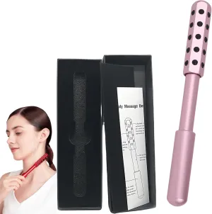 Facelift Pro Beauty Roller, Elarique Glow Sculpt - Beauty Roller, Germanium Stone Face Roller, Facial Massage Tool for Lifting and Skin Care (Pink)