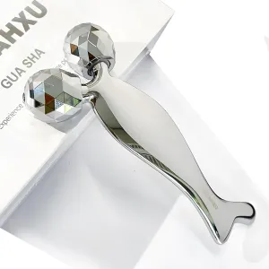 Facial Massage Roller, Gua Sha Face Roller Tool 2-in-1, Skin Care Roller for Face Neck Body, Reduce Puffiness Remove Wrinkles,Gift for Women. (Facial Roller Tool)