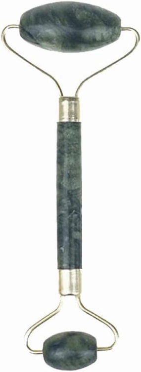 Facial Massage Roller Guasha Board, Double Heads ​Natural Jade Stone Face Lift Body Skin Relaxation Slimming Beauty Neck Thin Lift-1pcsC