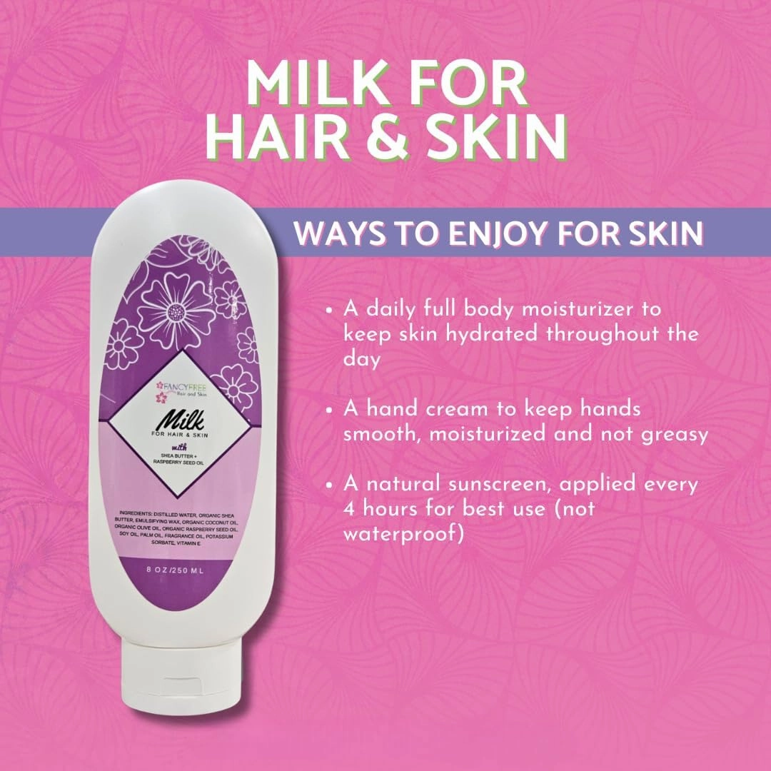 Fancy Free Milk for Hair and Skin (Original (Pineapple Mango), 8 oz.)