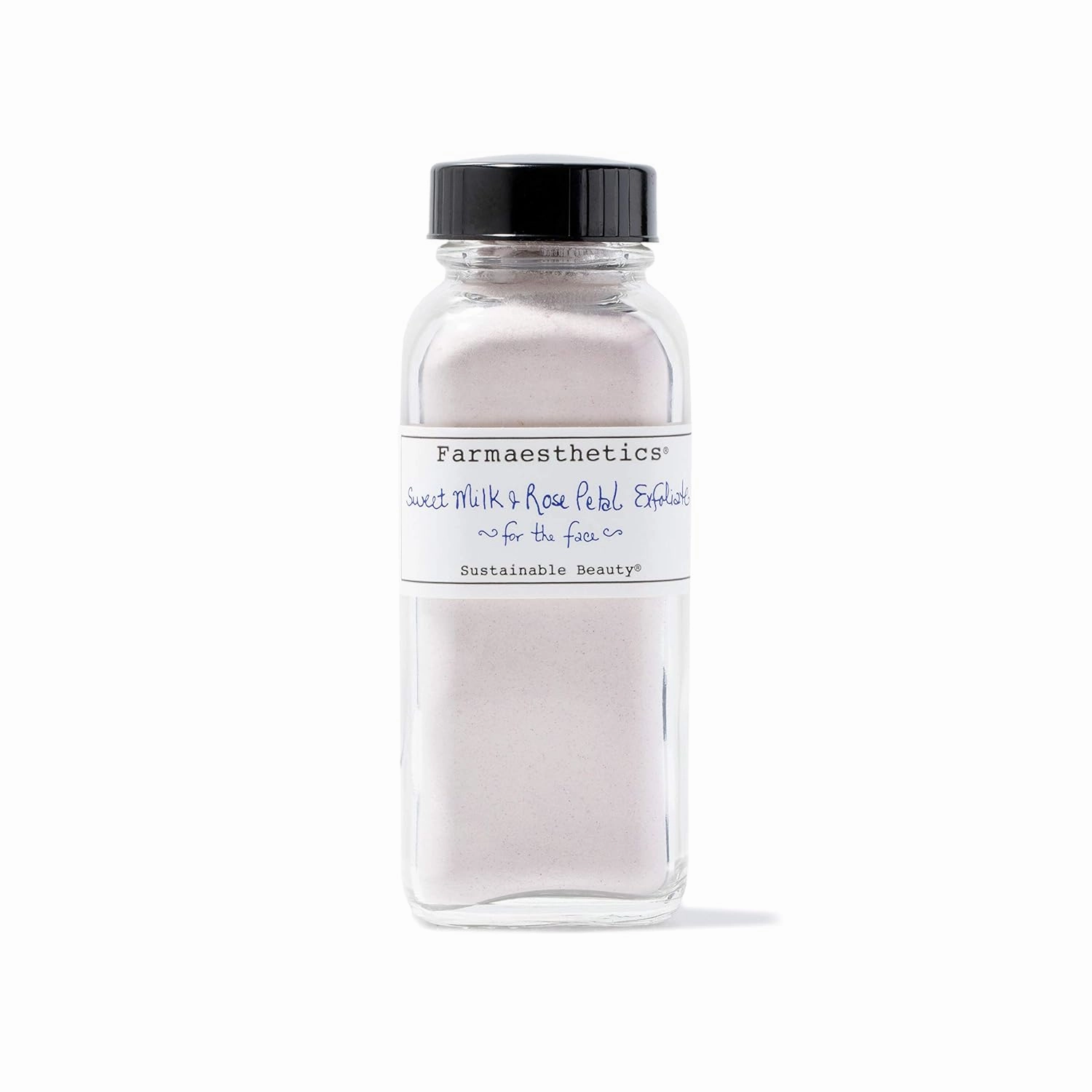 Farmaesthetics Sweet Milk and Rose Petal Facial Exfoliate (4 oz) | Ethically Sourced Sustainable Beauty | Clean, All Natural, Small Batch Skincare