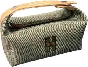 Fashion Makeup Bag for Women, Orange Red Canvas Make up Travel Bag, Hanging Cosmetic Bag Organizer for Women（Full updated ）