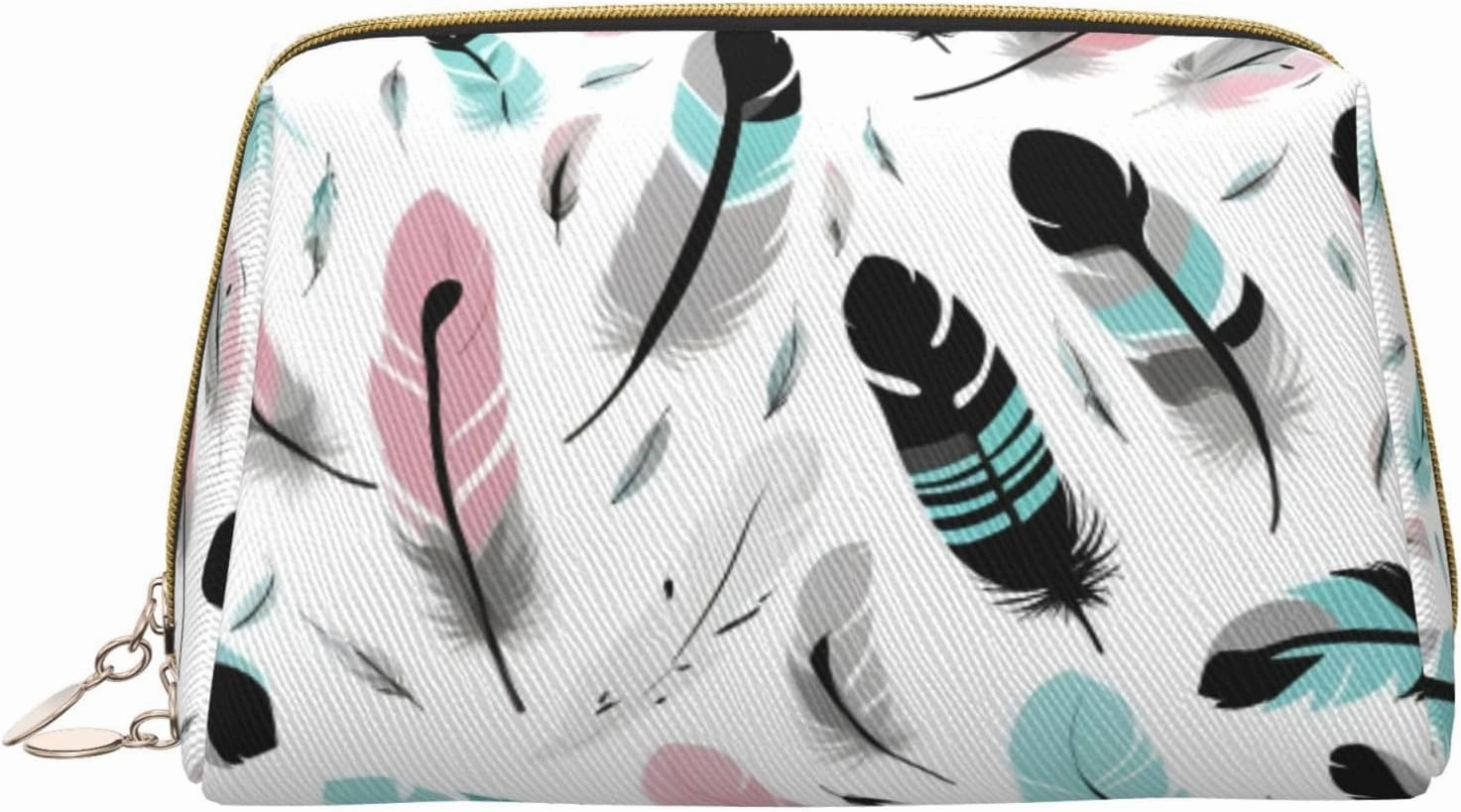 Feather Toiletry Pouch, Travel-Friendly Makeup Organizer For Makeup Brushes, Lipsticks