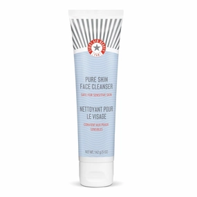 First Aid Beauty - Pure Skin Face Cleanser, Effectively Removes Makeup, Dirt, and Impurities, Gentle Cleanser Leaves Skin Soft & Supple, Safe for Sensitive Skin, Fragrance Free, 5 oz