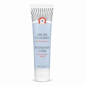 First Aid Beauty - Pure Skin Face Cleanser, Effectively Removes Makeup, Dirt, and Impurities, Gentle Cleanser Leaves Skin Soft & Supple, Safe for Sensitive Skin, Fragrance Free, 5 oz