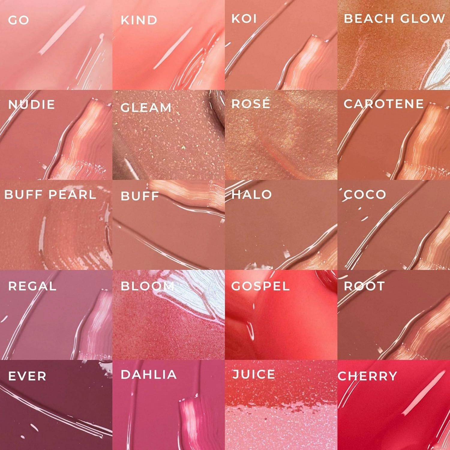 FITGLOW Beauty - Lip Color Serum | Vegan, Woman-Owned Clean Beauty (Buff - Earthy Nude)