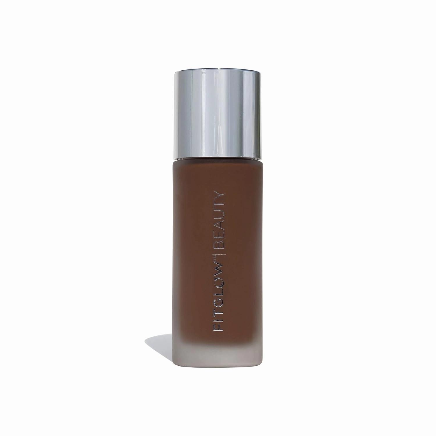 Fitglow Beauty - Natural Foundation  Photo-Filtering Foundation | Vegan, Woman-Owned Clean Beauty (F7.5 - Rich Deep, Red Undertones)