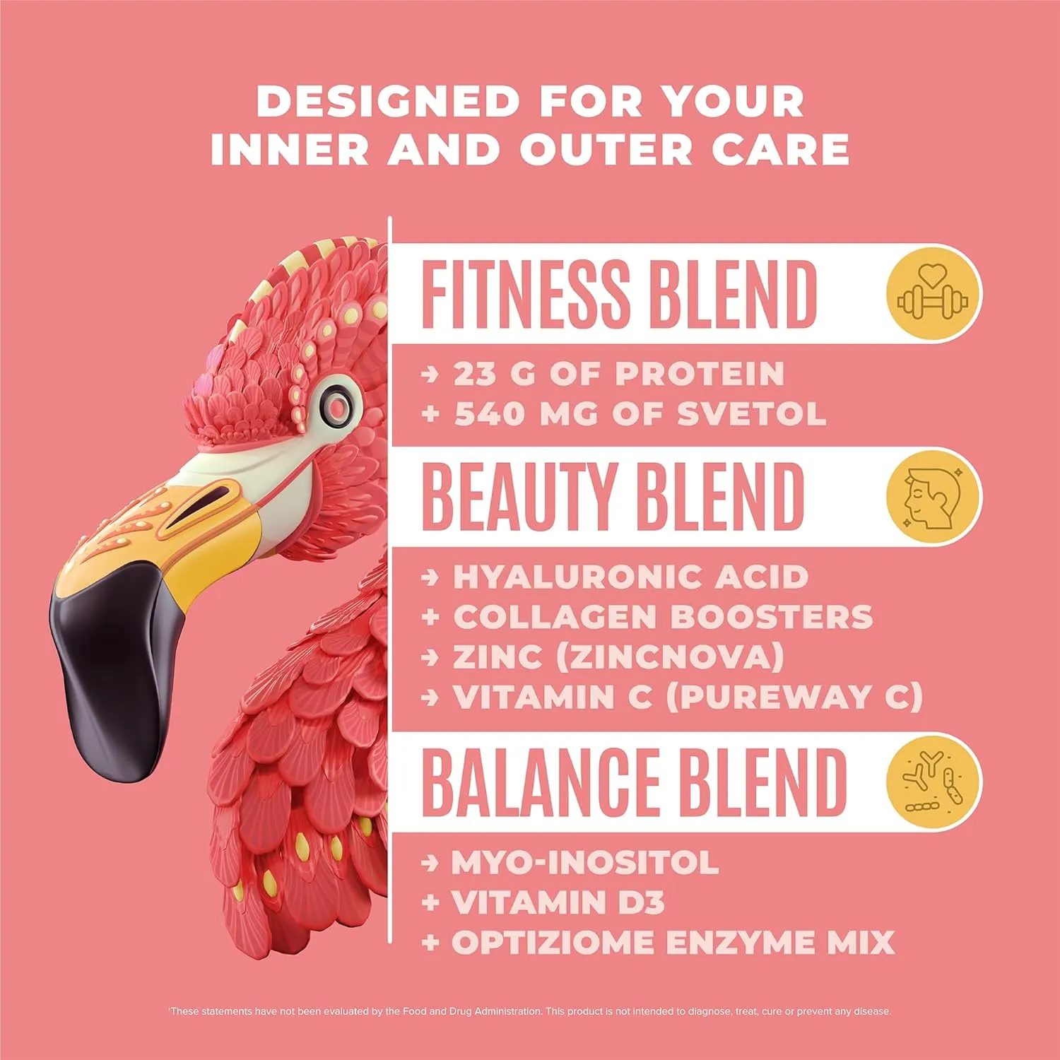 Fitmingo Vegan Protein Powder with Inositol, Collagen Boosters, Hyaluronic Acid and Vitamins | Low Carb, Dairy Free, Lactose Free, Low Calorie | 23g Plant Based Vanilla Protein Powder