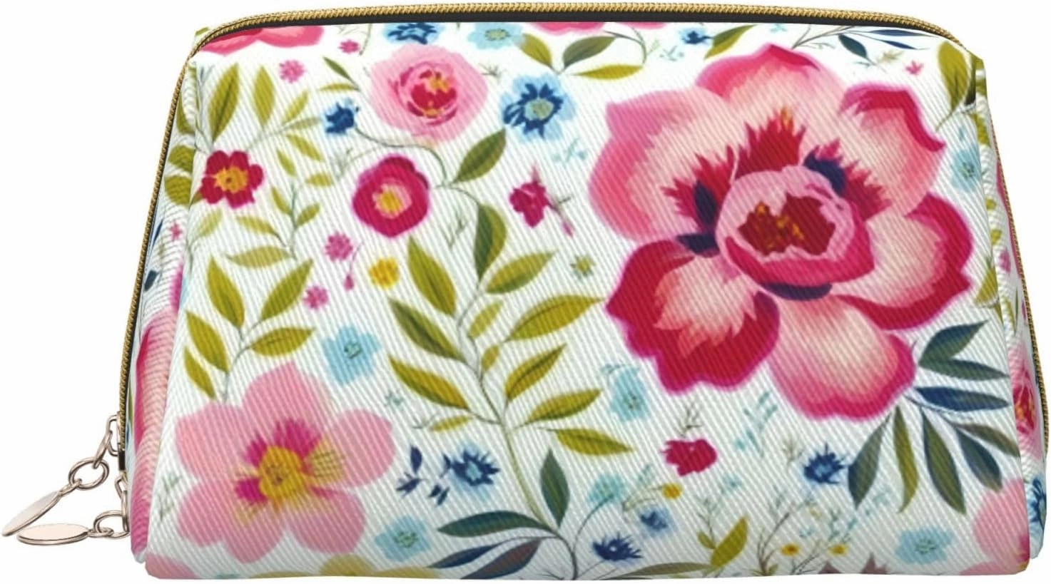 Flower Leaf Toiletry Pouch, Travel-Friendly Makeup Organizer For Makeup Brushes, Lipsticks