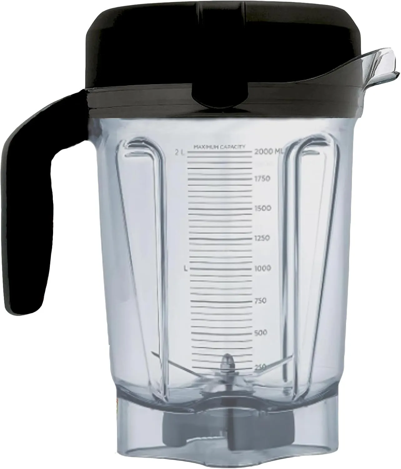 For Vitamix Blender Pitcher 64oz Low-Profile, Replacement for Vitamix 750 5200 5000 6300 7500 Vm0102 Vm0103 Vm0197 E310 Classic/Commercial/Professional Series etc Container Jar Cup,10 Years Warranty