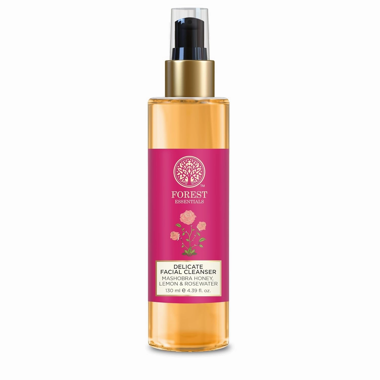 Forest Delicate Facial Cleanser Mashobra Honey, Lemon & Rose Water 130 Ml (Face Wash)