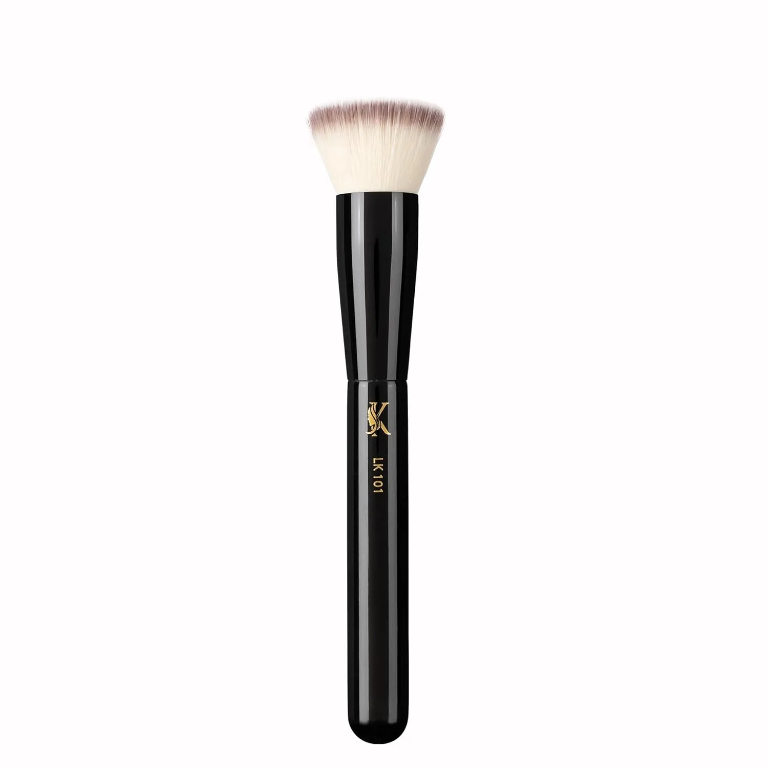 Foundation brush flat top kabuki Synthetic Hair Vegan, Black Copper, Redefine your Beauty with Precision, Flawless Application, Makeup Artist Essential (LK 101 - Foundation Brush)