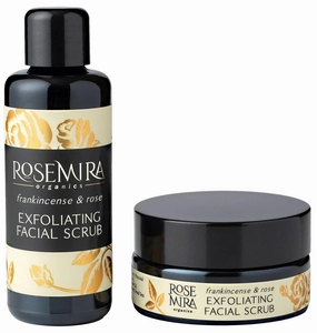 Frankincense and Rose Exfoliating Facial Scrub - 2oz
