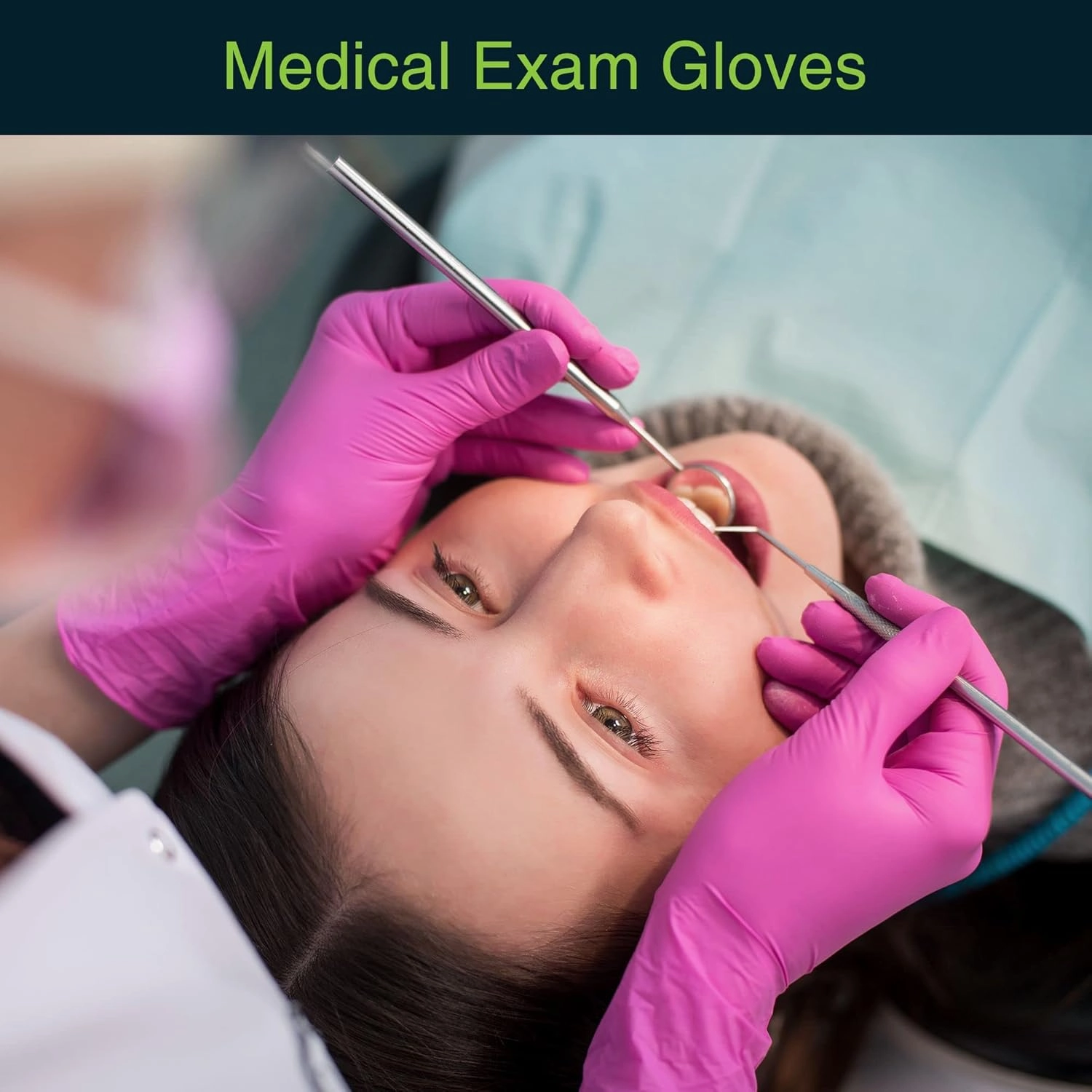 Fuchsia Hot Pink Nitrile Disposable Gloves - 200 Count - 3 Mil Nitrile Gloves Small - Powder and Latex Free Rubber Gloves - Surgical Medical Exam Gloves - Food Safe Cooking Gloves