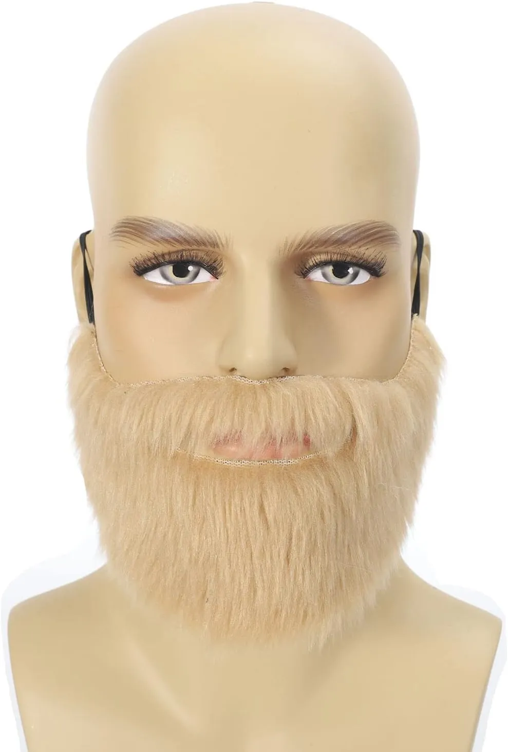 FVCENT Beard Brown Men's Beard Brown Costume Facial Supplies Disguise Male Makeup Cosplay Holiday Party Party