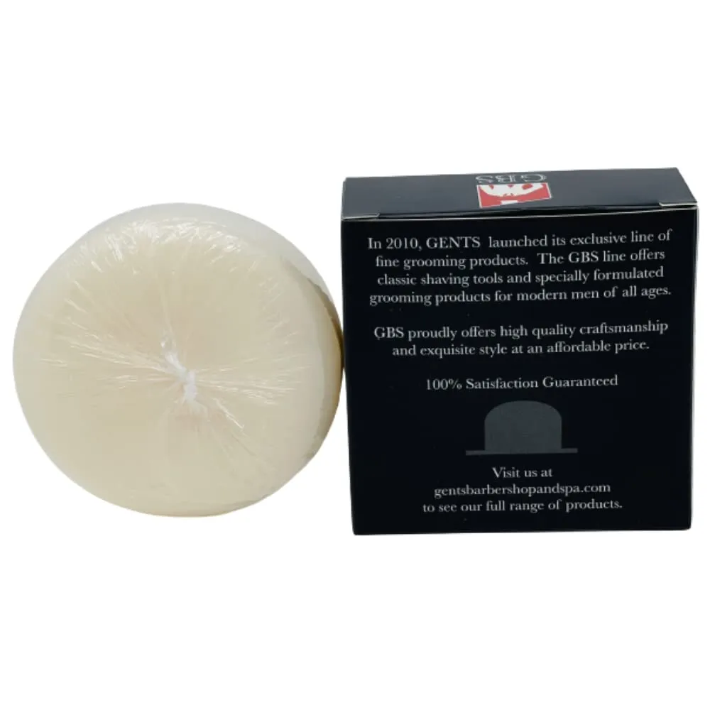 G.B.S 97% All Natural Shave Soap - Creates a Rich Lather Foam for Wet Shaving Experience (3 Pack Bay Rum) Birthday Gift