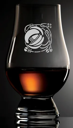 GLENCAIRN CHARLES RENNIE MACKINTOSH ART NOUVEAU SWIRL ROSE SCOTCH WHISKY TASTING GLASS