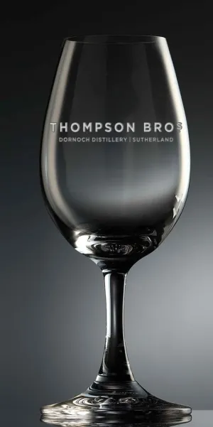 GLENCAIRN DORNOCH DISTILLERY THOMPSON BROS SUTERLAND SCOTCH WHISKY COPITA NOSING GLASS