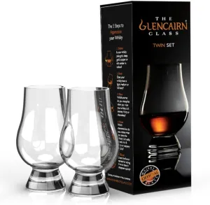 GLENCAIRN Whiskey Glass, Gift Set of 2 in Twin Carton