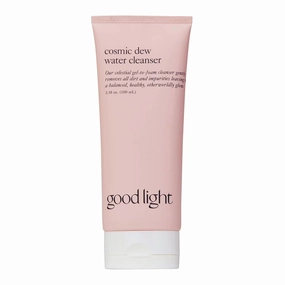 good light Cosmic Dew Water Cleanser. Celestial Gel-to-Foam, Multi-Purpose Cleanser to Remove Impurities and Hydrate. Made with Glycerin and Hyaluronic Acid. Sensitive Skin Safe (3.38 fl oz)
