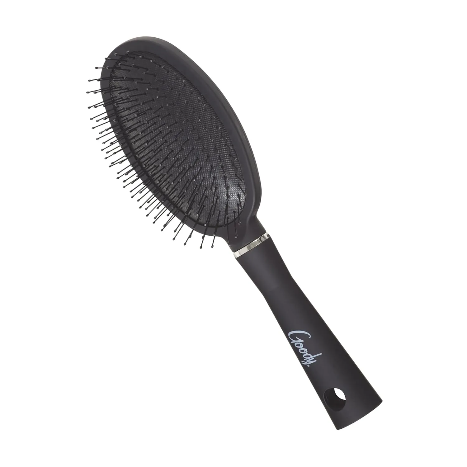 Goody Detangle It Oval Hair Brush - Black, Custom Style Detangler Brush with Flexible Bristles, Use as a Detangling Brush or Styling Hair Brush to Tackle Tangles & Knots, Brush for Fine Hair