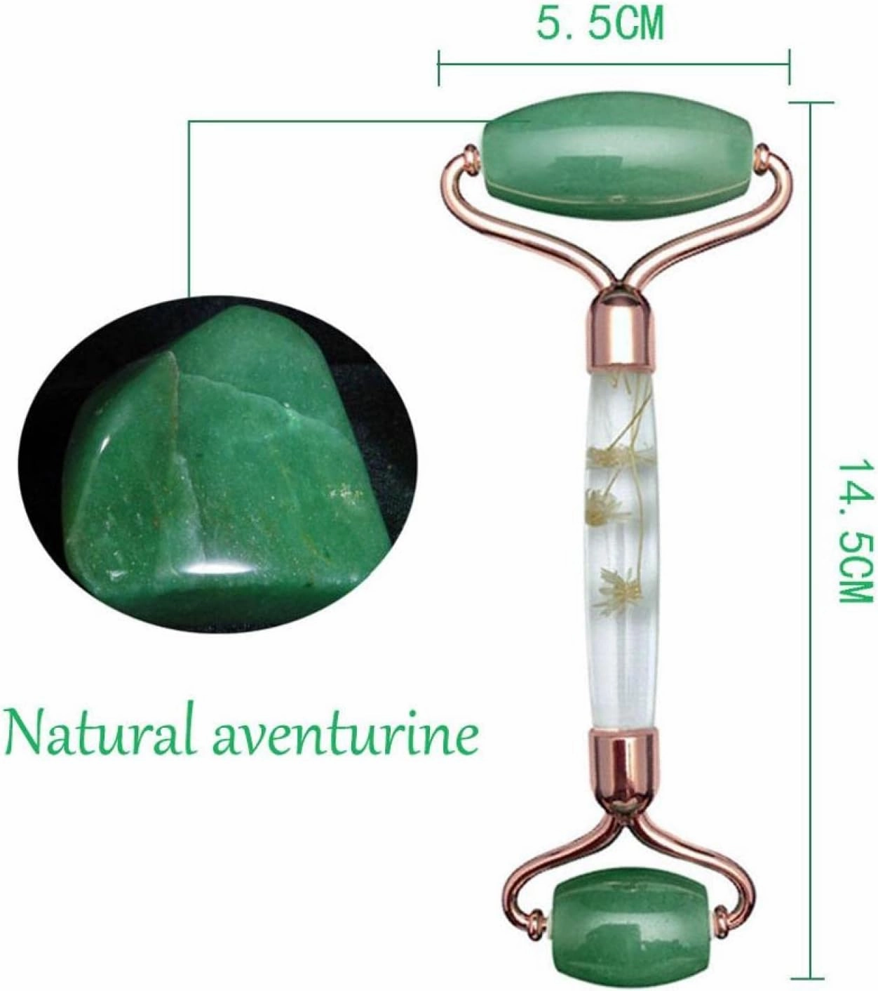Gouache Scraper Face Massage Jade Roller Set Natural Gouache Stone Facial Roller Jade Massager Gua Sha Face Scraper,Type C