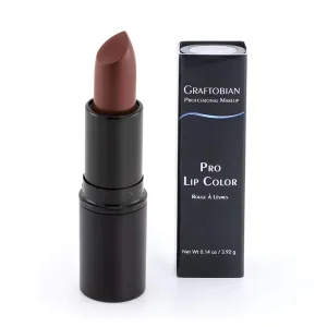 Graftobian Professional Color Lipstick - Ultra Long-Wearing, Comfortable Texture, Full Range of HD Shades, For All Skin Tones and Undertones, Velvety Smooth Semi-Matte Finish, Cafe Mocha