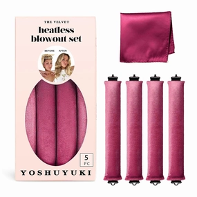 Grande Heatless Curls Overnight Rods No Heat Hair Curlers to Sleep Jumbo Foam Large Hair Rollers for Long Short Hair Heatless Curling Rod Set with Satin Wrap for Sleeping Sonic