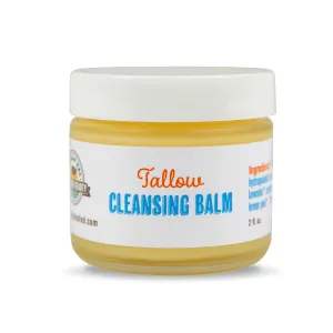Grassfed Beauty - Tallow Cleansing Balm, All-Natural Make Up Remover Balm, Handcrafted Cleansing Balm Make Up Remover, Safe for All Skin Types, 2 oz