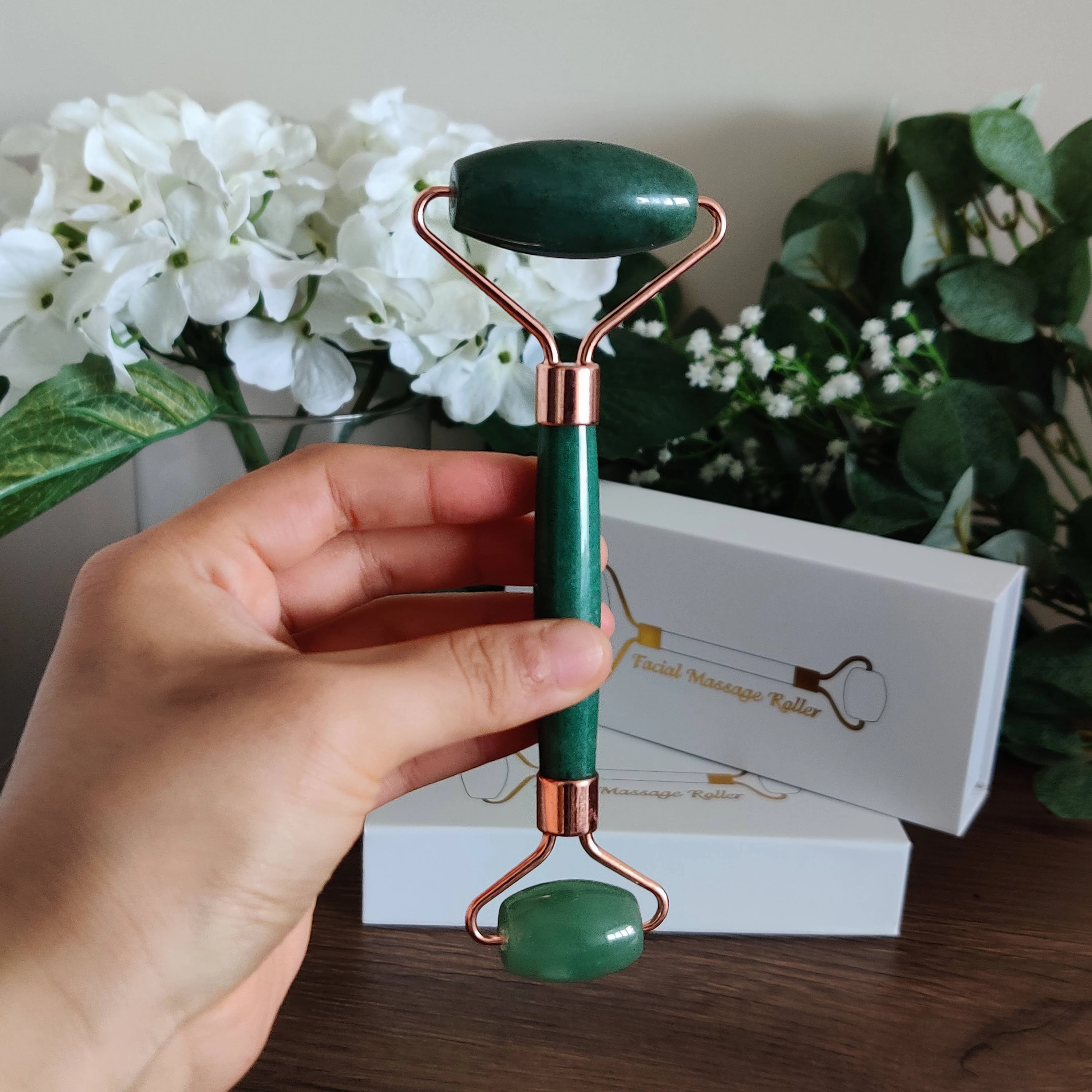 Green Aventurine Crystal Face Roller