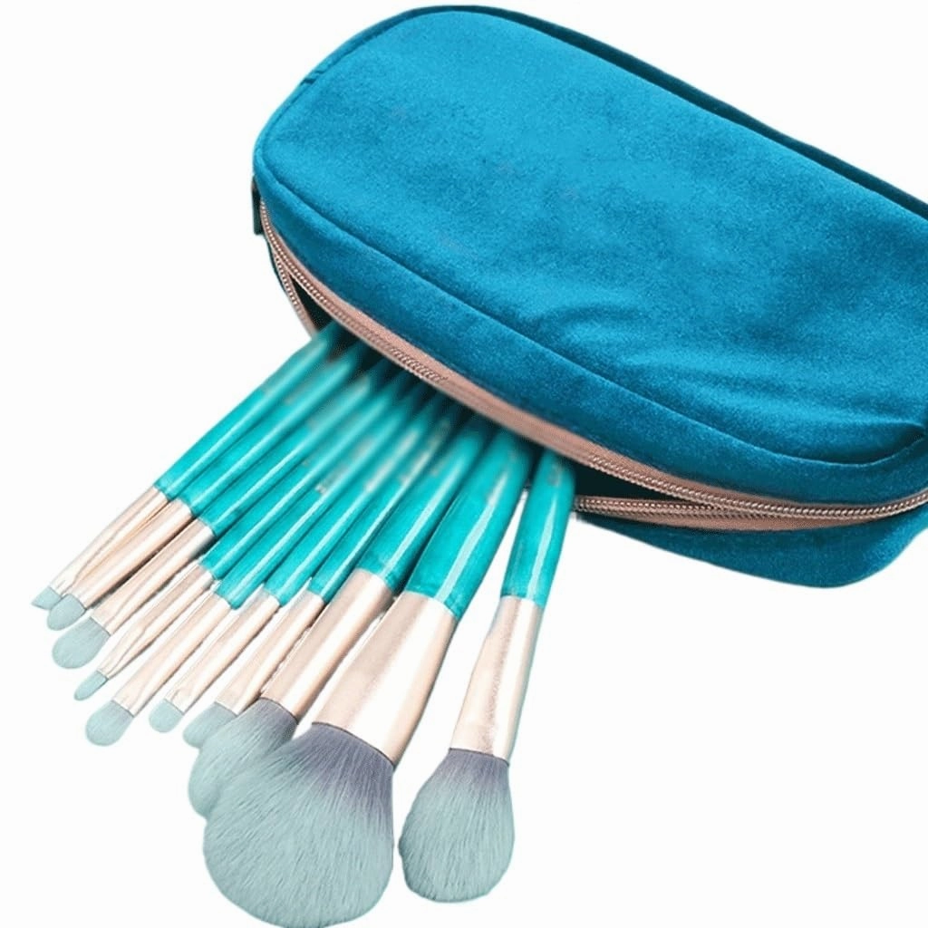 HBJWOV Makeup brush 10 piece suit full set of brush makeup tools eye shadow brush soft hair beauty brush
