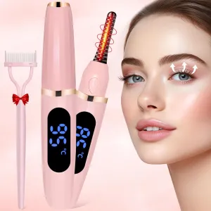 Heated Eye Lash Curler with Comb Electric Eyelash Curler