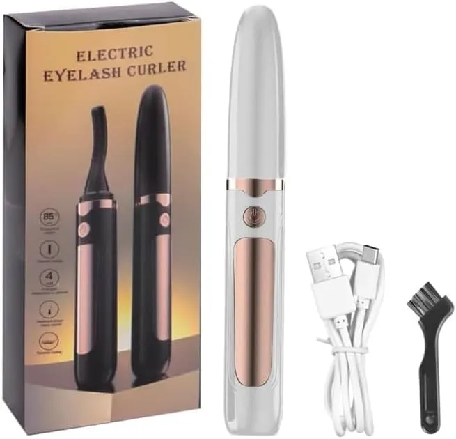 Heated Eyelash Curler, Best Selling Eyelash Curler, 10 Seconds Quick Heat - Lasts Long - with Led Display, use with Mascara, Suitable for Women and Girls