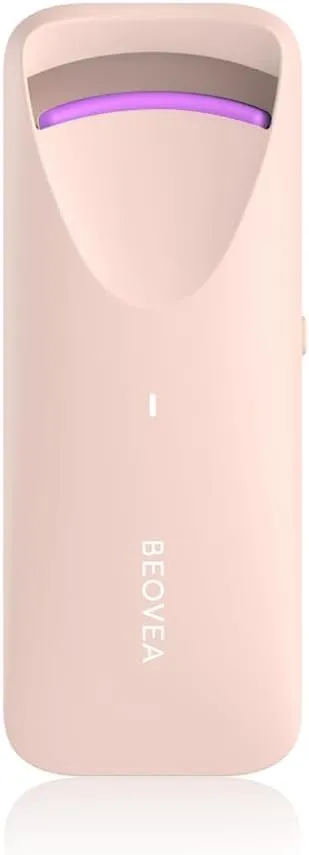 Heated Eyelash Curler - Electric Eyelash Curler with Heat Sensitive Silicone Pad, Type-C Rechargeable Mini Lash Curler, 8s Fast Heating 24hrs Long Lasting Lash Lift to Style Natural Eyelashes
