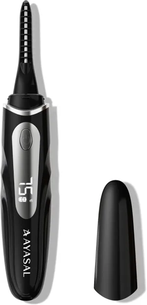 Heated Eyelash Curler for Women: Electric Eyelash Curler for Instant Glam, 10-Second Natural Curls, 24-Hrs Lasting Effect - Portable Rechargeable Heater Lash Curler for All Lash Types