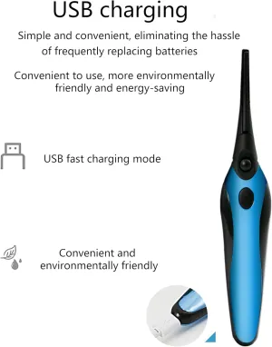 Heated Eyelash Curler Professional- Super Fast Heating, Naturally Lashes Curling with Innovative ARC Desigh, Perfect Fit Lash, Quick Type-C Rechargeable, 3 Heating Mode, Anti-Burn Eyelid (Blue)