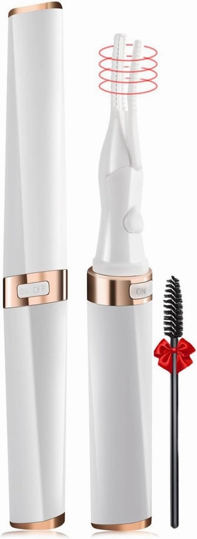 Heated Eyelash Curler - 2 in 1 Clip-Type Eyelash Curlers - Electric Eyelash Curler Rechargeable for 24H Long Lasting, 3 Heating Modes, 8S Fast Heating, Makeup Tool Gifts for Women Girls, White