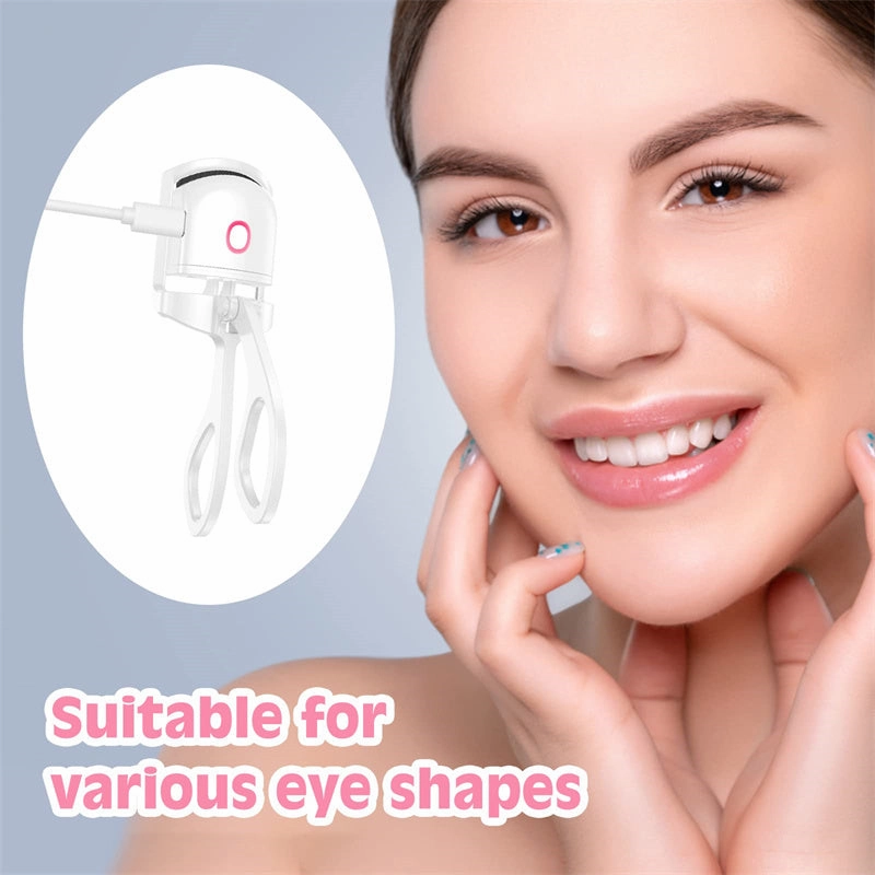 Heated Eyelash Curler Electric Temperature Control Mini Eyelash