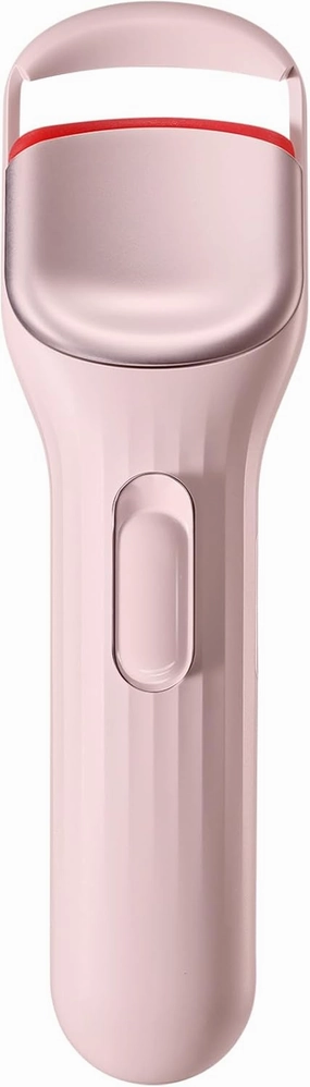 Heated Eyelash Curler Pro, 149F/167F Heat Settings, Food-Grade Silicone Pad, Rechargeable 600mAh Battery (Light Pink)