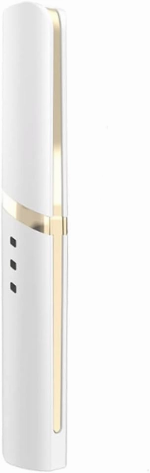 Heated Eyelash Curler, Rechargeable Electric Eyelash Curler for Women, Portable Mini Lash Curler Tool for Quick Heating,Natural Curling,Long Lasting(White)
