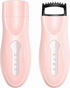 Heated Eyelash Curler,Rechargeable Electric Eyelash Curler with 3 Heat Settings,10-Second Natural Curls, 24-Hrs Lasting,Anti-Burn Mini Lash Curler for All Women (Pink)
