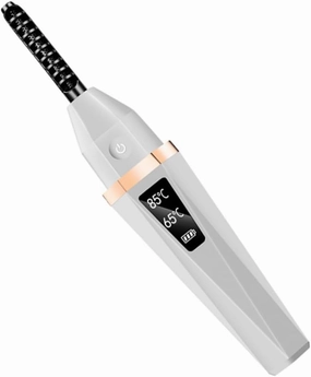 Heated Eyelash Curler Rechargeable Tool for Quick Curling for Women Girls Special Occasions Fast Heating Curved Brush Design for Lash Curls